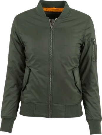 Bomber donna classic basic - Vert