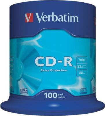 Verbatim 400 Cd-R Extra Protection Cake Box