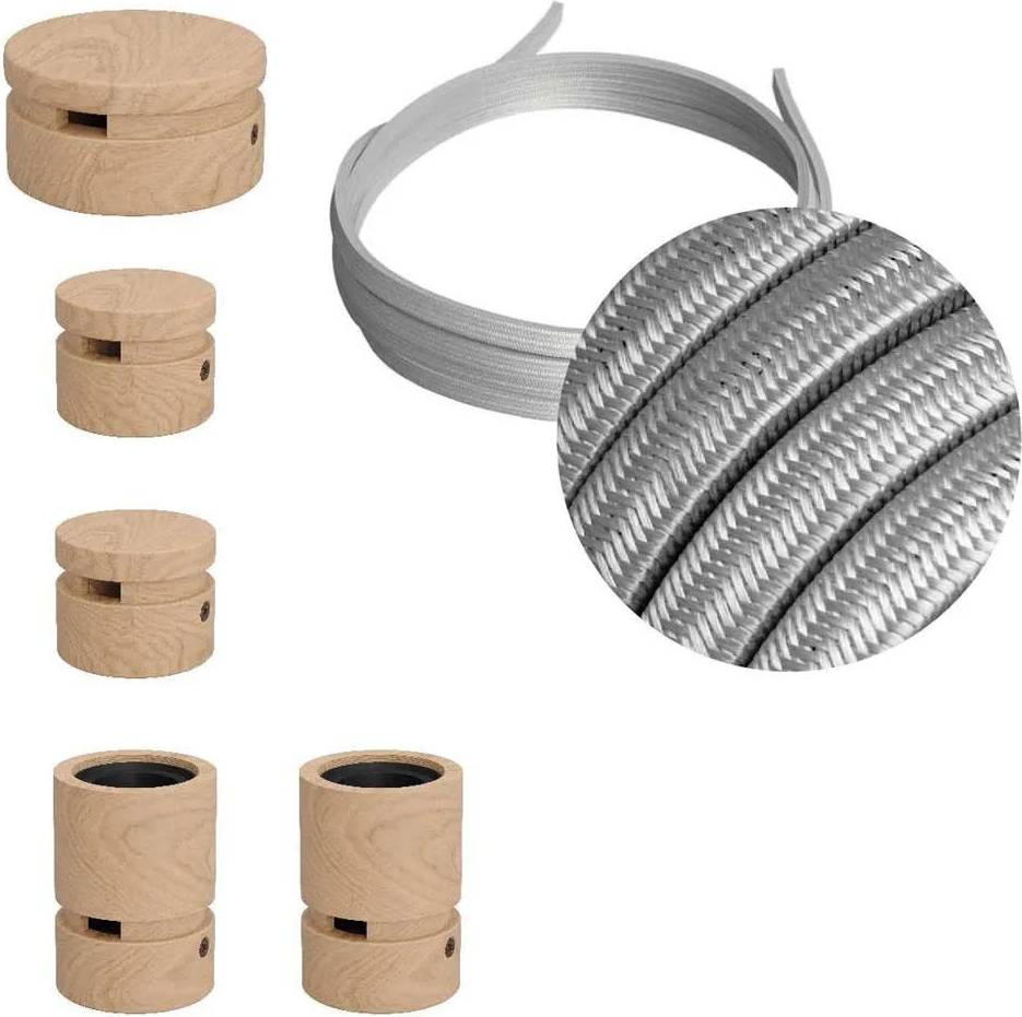 Creative-Cables Filé System Kit 5x3 Trä Ljusslinga