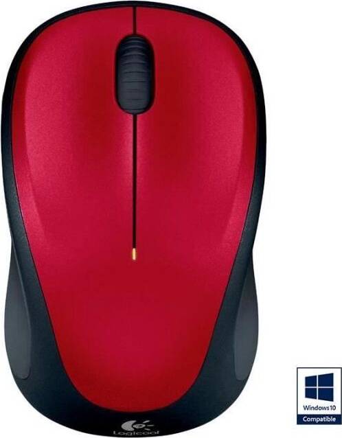 Logitech M235 Souris Sans Fil Rouge