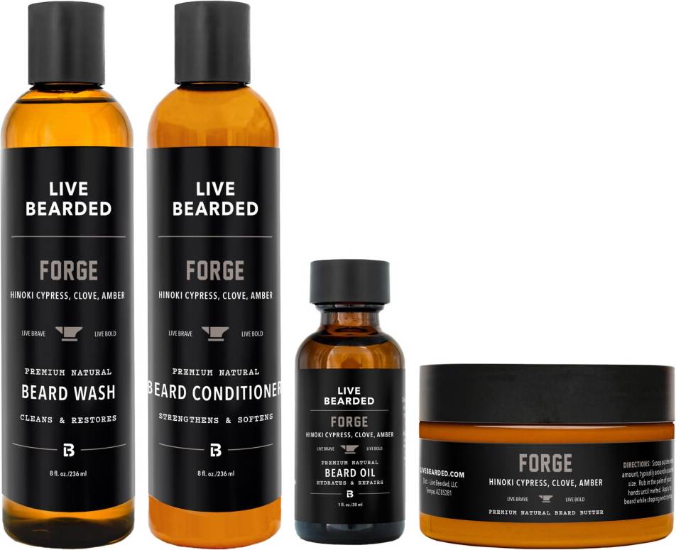 Beard kit Live Bearded Complete Beard Grooming Kit
