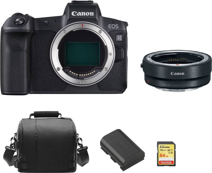 Canon mount adapter ef eos r Canon EOS R Black EF-EOS R Mount Adapter 64GB SD Card