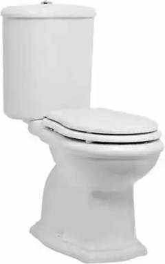 Lavabo Contea Retro Toalett Vit