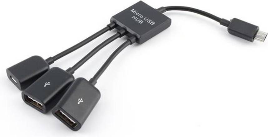 Solustre 3 In 1 Micro USB Hub Adapter
