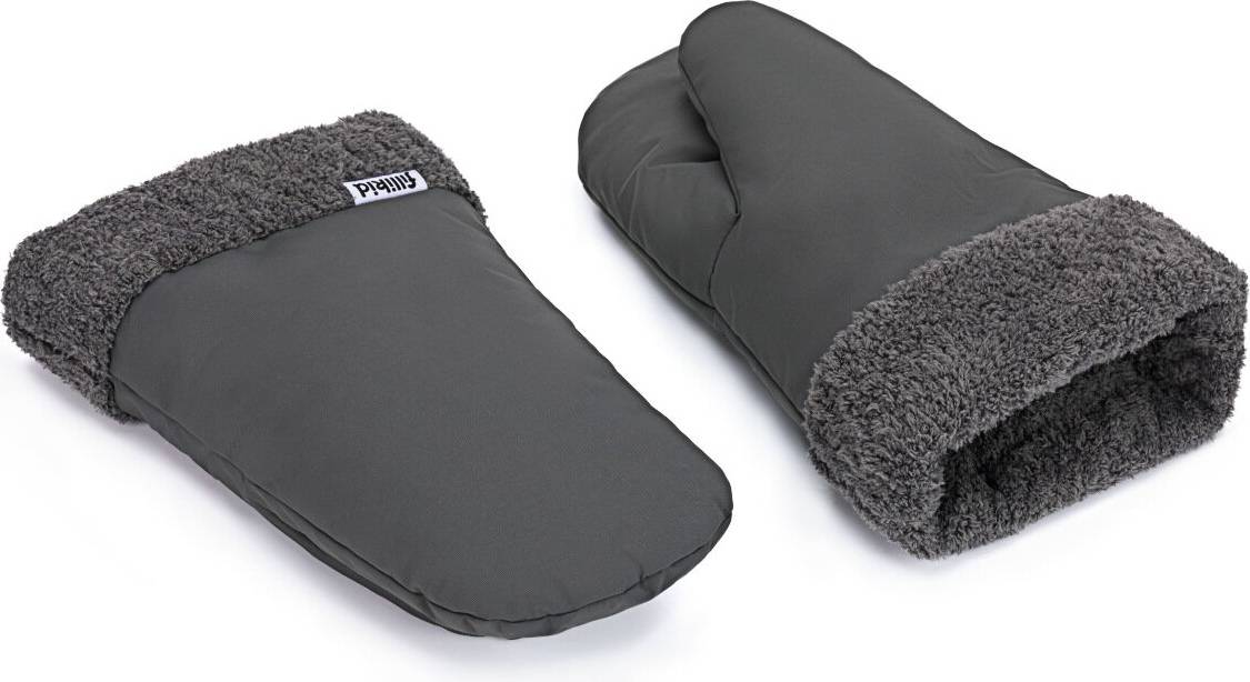 Handmuff Nuuk Teddy - Grå