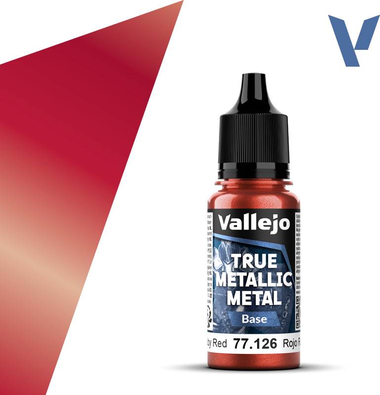 True Metallic Metal Base Ruby Red 18ml