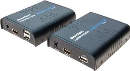 Kvm extender Dexlan Signal AV Transmissionssystem Extender HDMI USB EX 100 RX Receiver