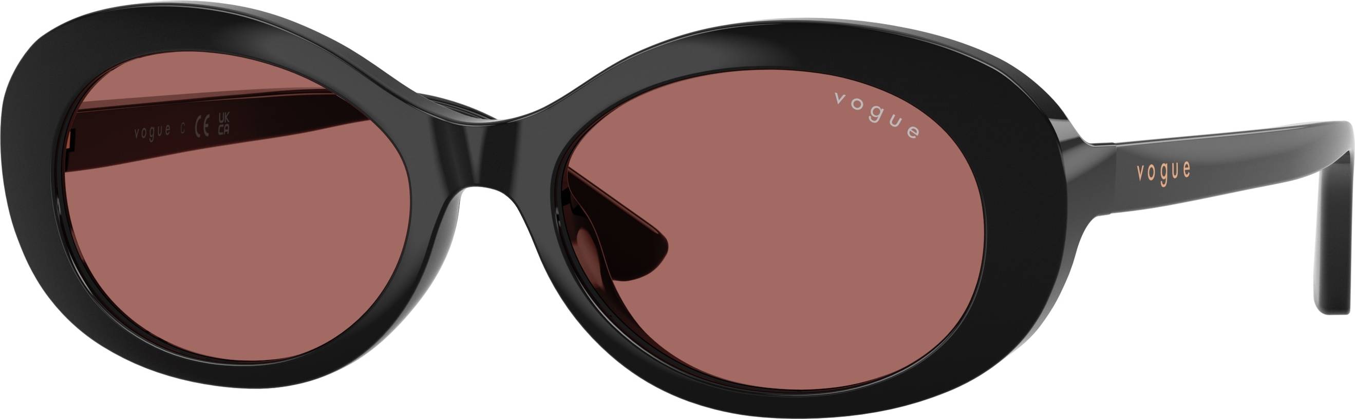 Vogue VJ2032 Solbriller Nylon Sort Violet Rund