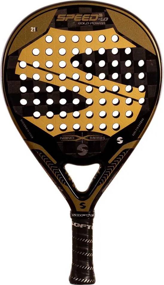 Pala Speed Gold Power 4.0 Nano Mesh Padel Racket