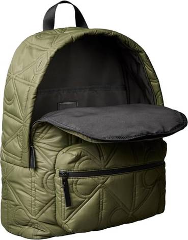 Calvin Klein Puffer Monogram Logo Backpack