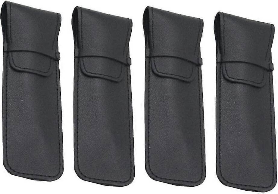 Men's Manual Leather Razor Case 4 Pieces
