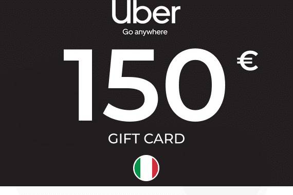 Uber Rides Gift Card 150 EUR