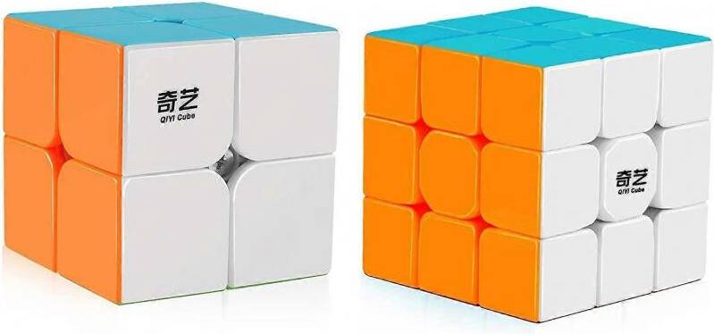 Qiyi Speed Cube Bundle 2x2 Magic Cube Set
