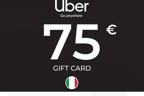 Uber Rides Gift Card 75 EUR