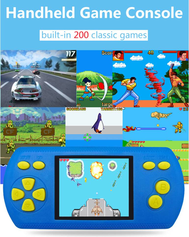 Handheld Game Console 16 Bit 2.2 Inch