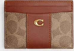 Coach Essential Card Case In Signature Canvas