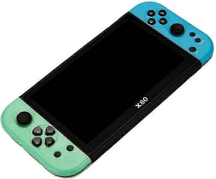 X80 7.0 Inch Handheld Game Console - Green
