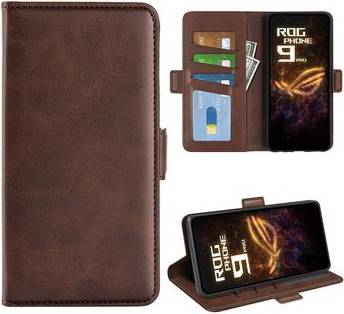 ASUS ROG Phone 9 Pro Wallet Case Brown