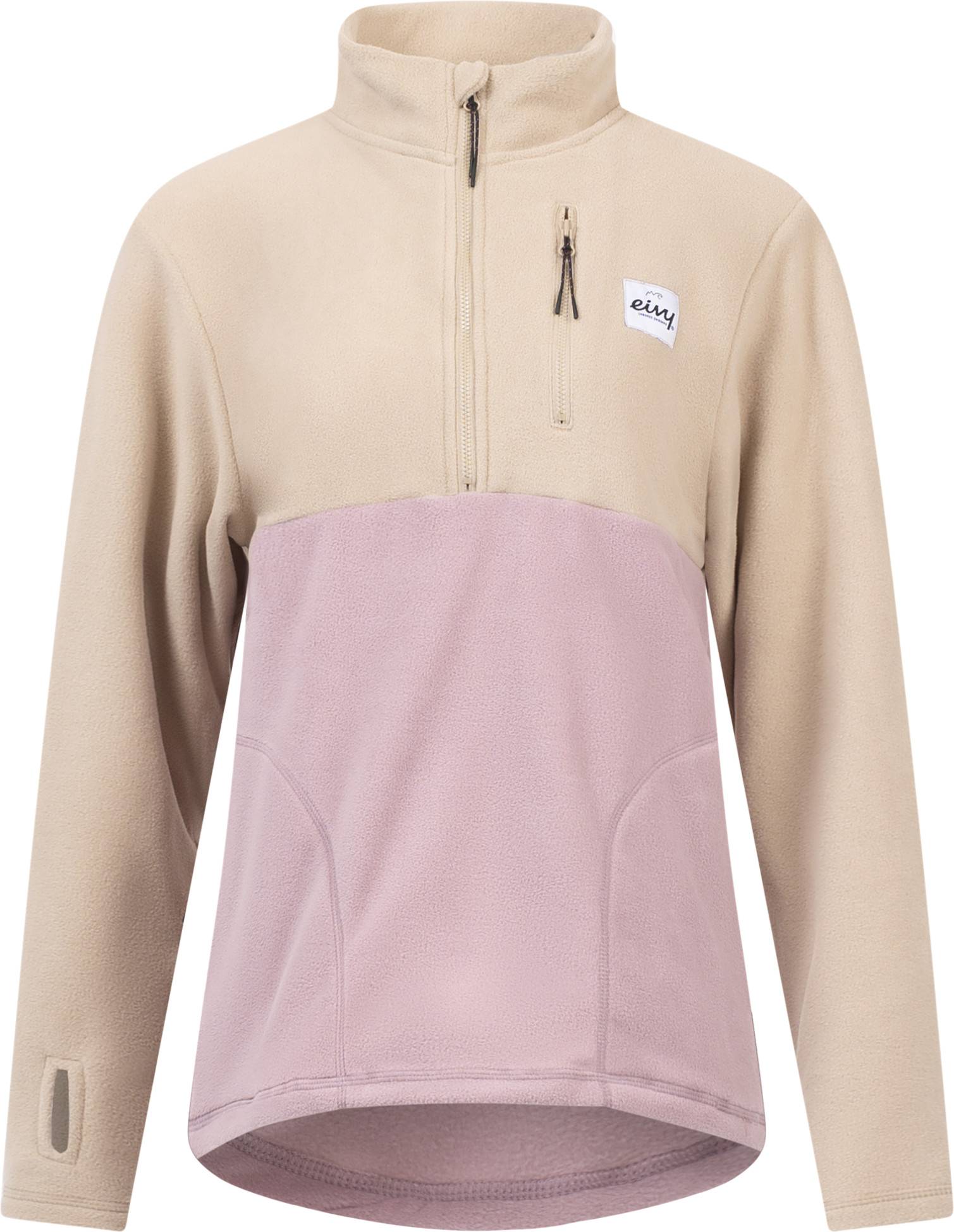 Techlight Halfzip Fleece Sand Pullover - Rosa