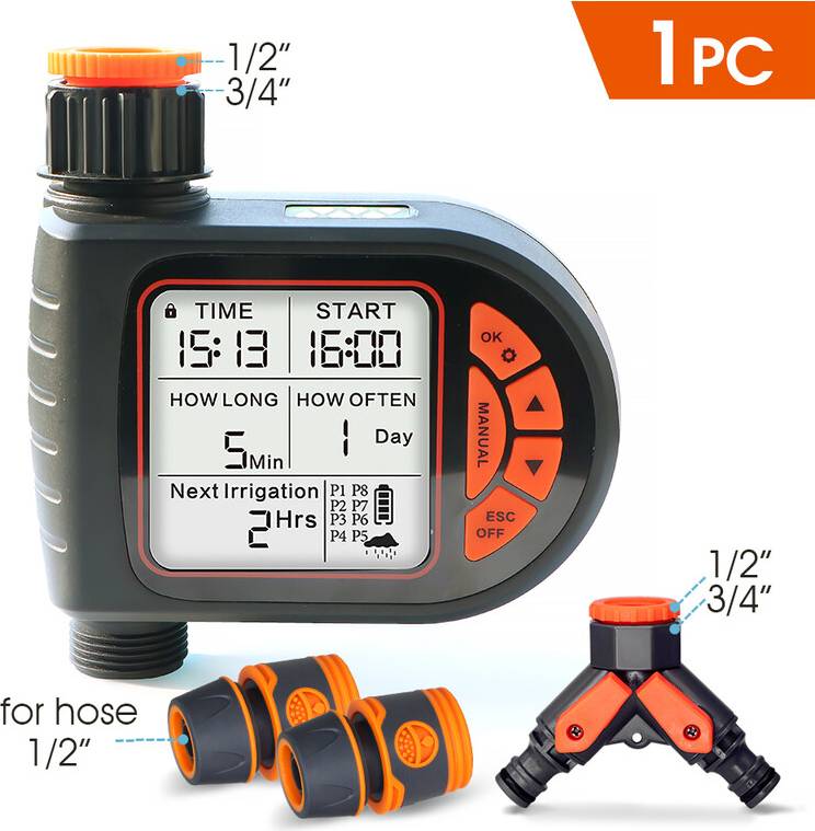 Garden Smart Rain Sensor LCD Display Timer IPX5