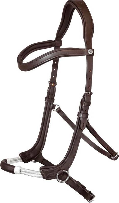 Fairfield Sidepull Rope - Mörkbrun