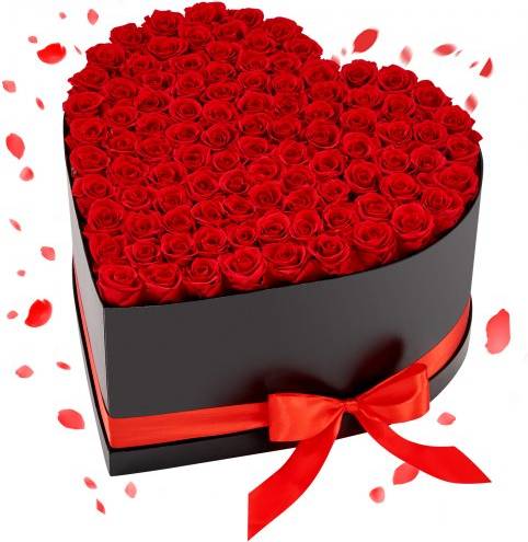 VEVOR Forever Flowers 100 Preserved Roses