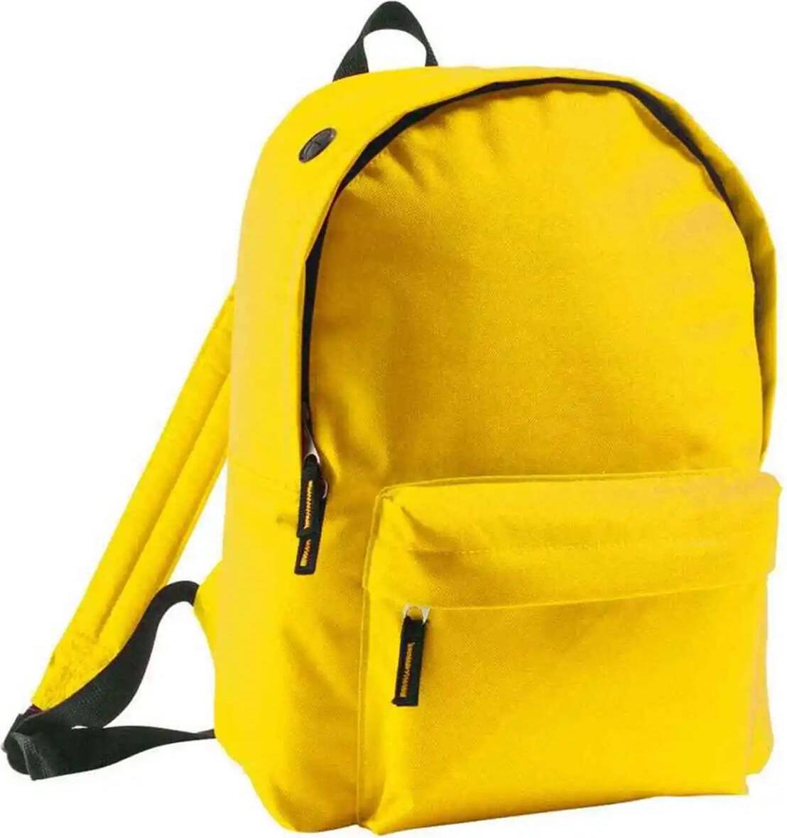 Sol's Rider Plain Backpack - Gold