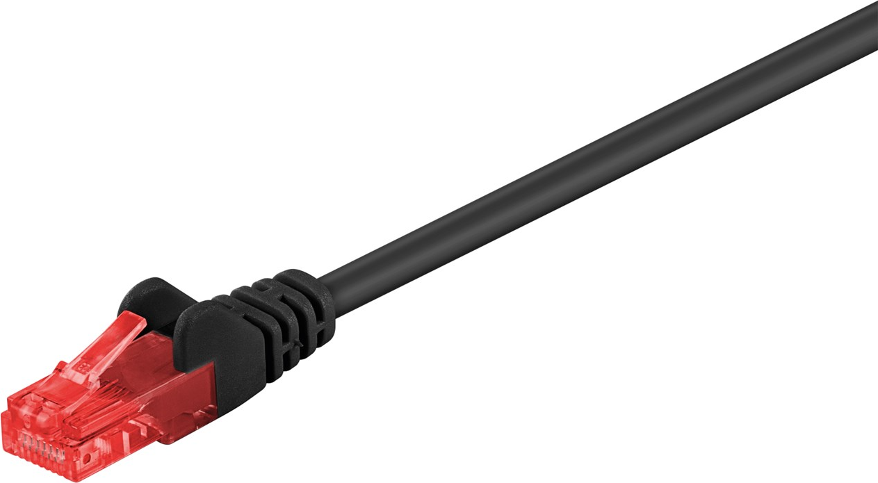 Goobay CCA Patch U/UTP CAT6 RJ45 - RJ45 M-M Black