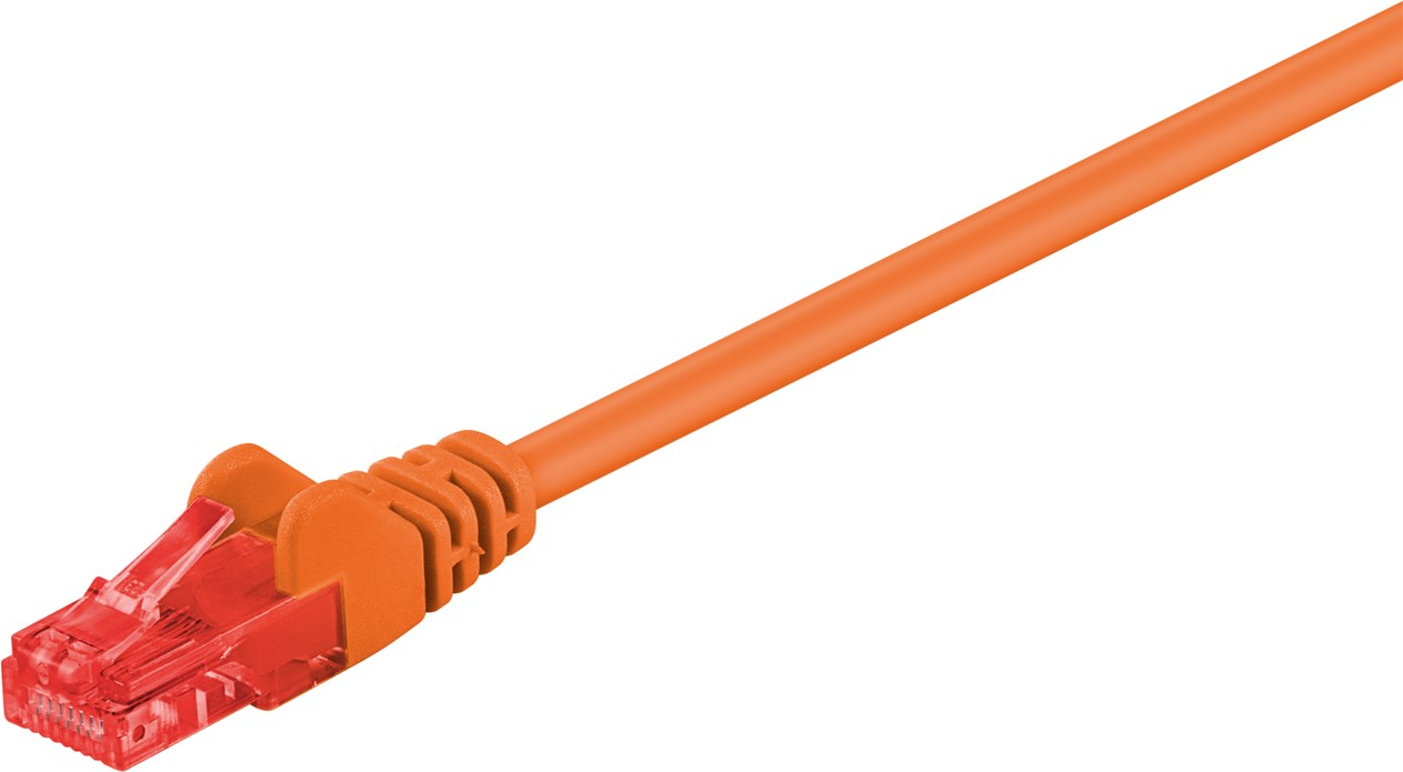 Goobay CCA Patch U/UTP CAT6 RJ45 - RJ45 M-M Orange
