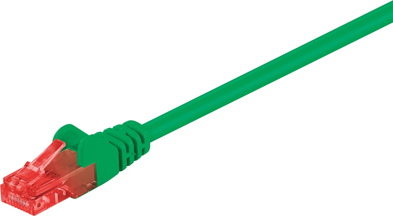 Goobay CCA Patch U/UTP CAT6 RJ45 - RJ45 M-M Green