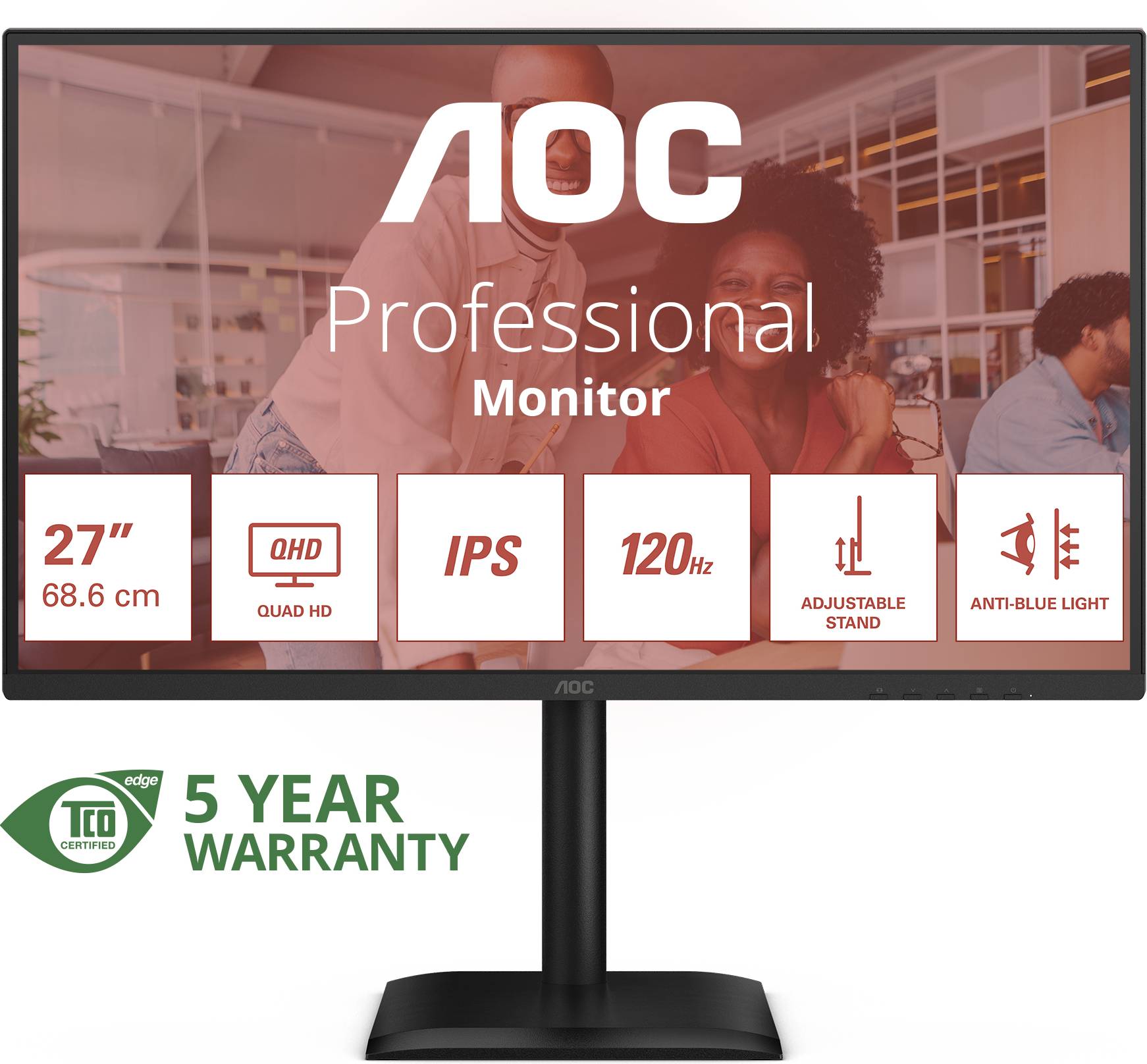 AOC Q27E4U 27 Inch IPS LED Monitor