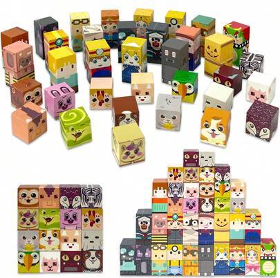 Shein Magnetic Building Blocks Stacking Cubes