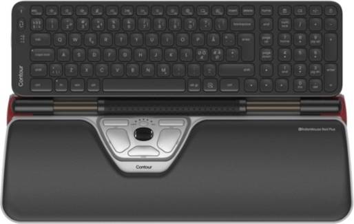 Contour Rollermouse Red Plus Balance Mid-Size Keyboard Combo