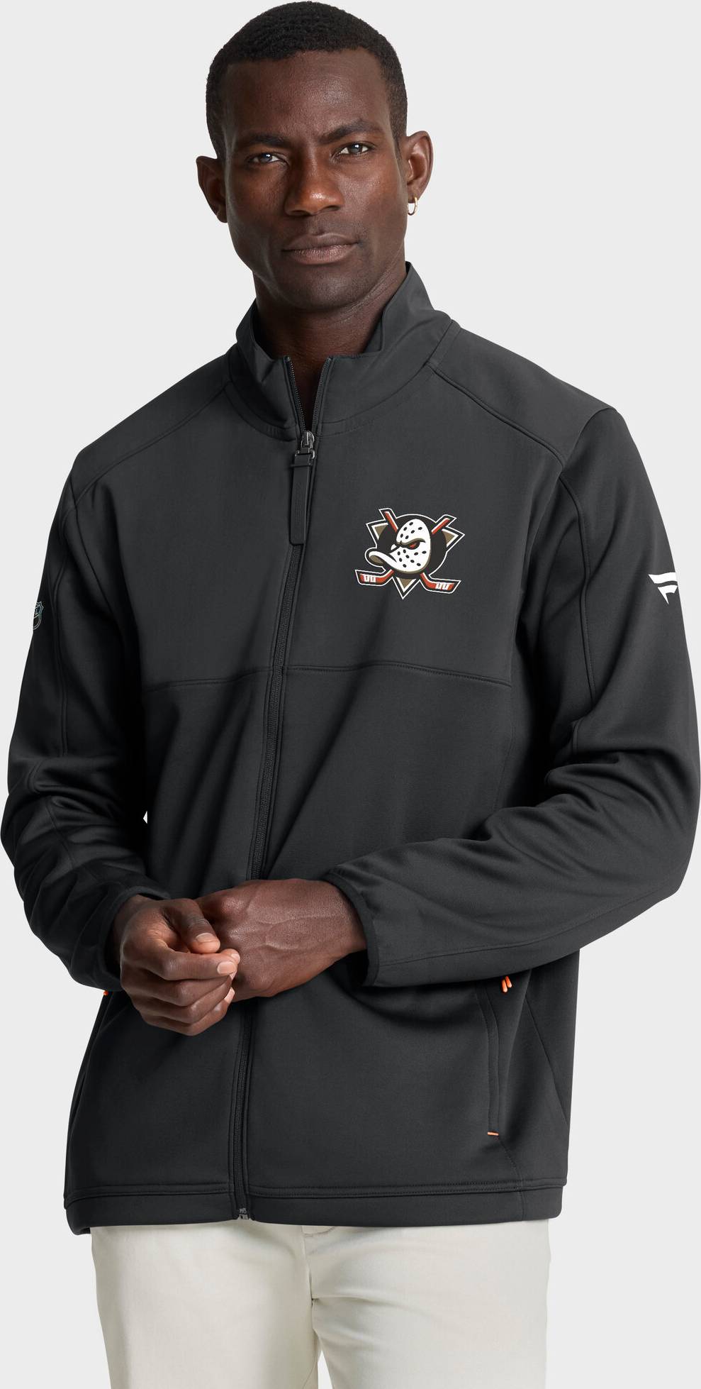 Fanatics Authentic Pro Rink Poly Fleece Full Zip Jacket - Mens
