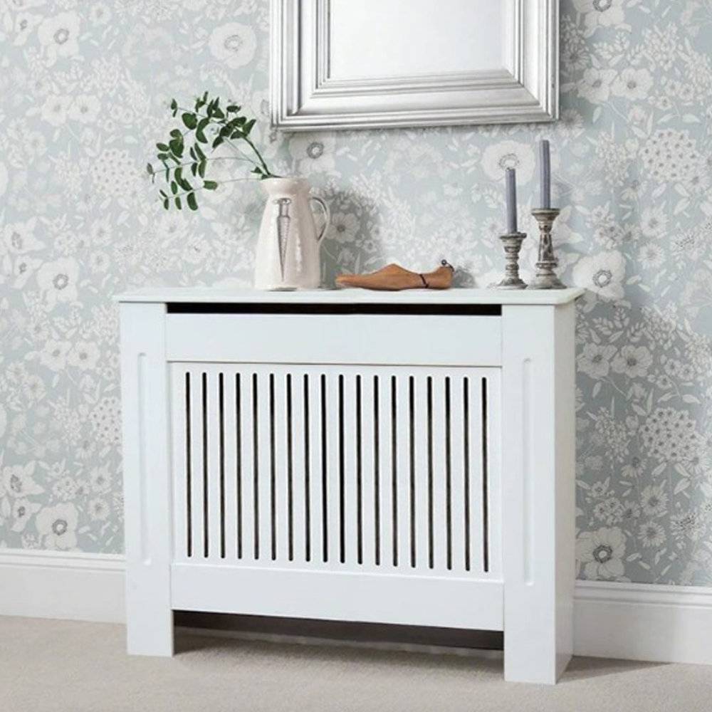 Andes Radiator Cover White