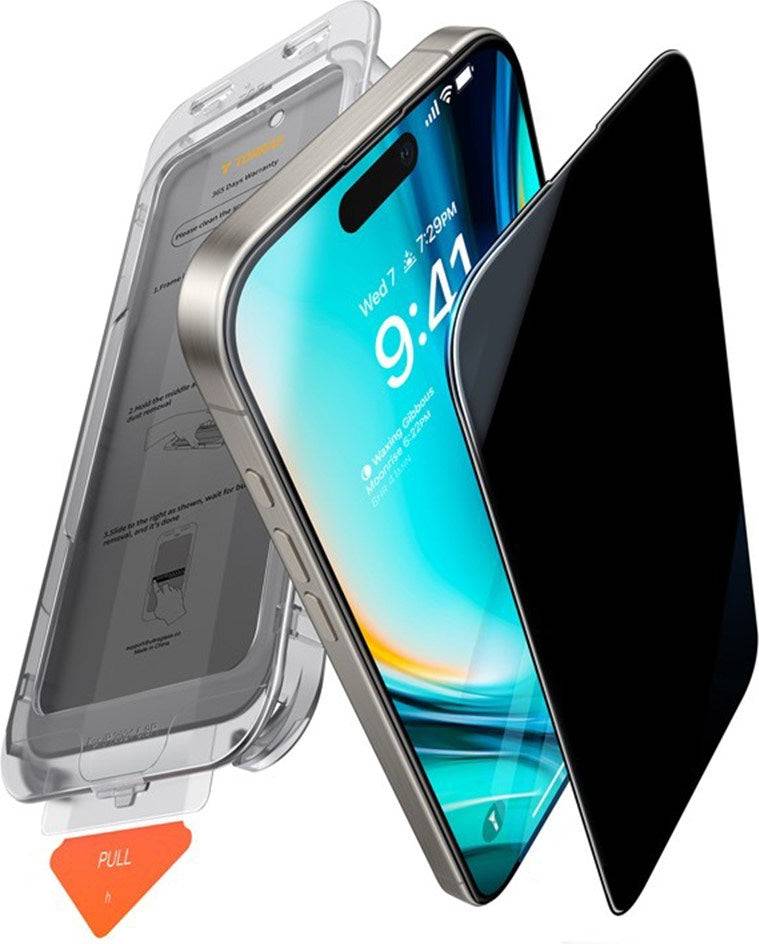 Torras iPhone 17 GlassGo Privacy Tempered Screen Protector