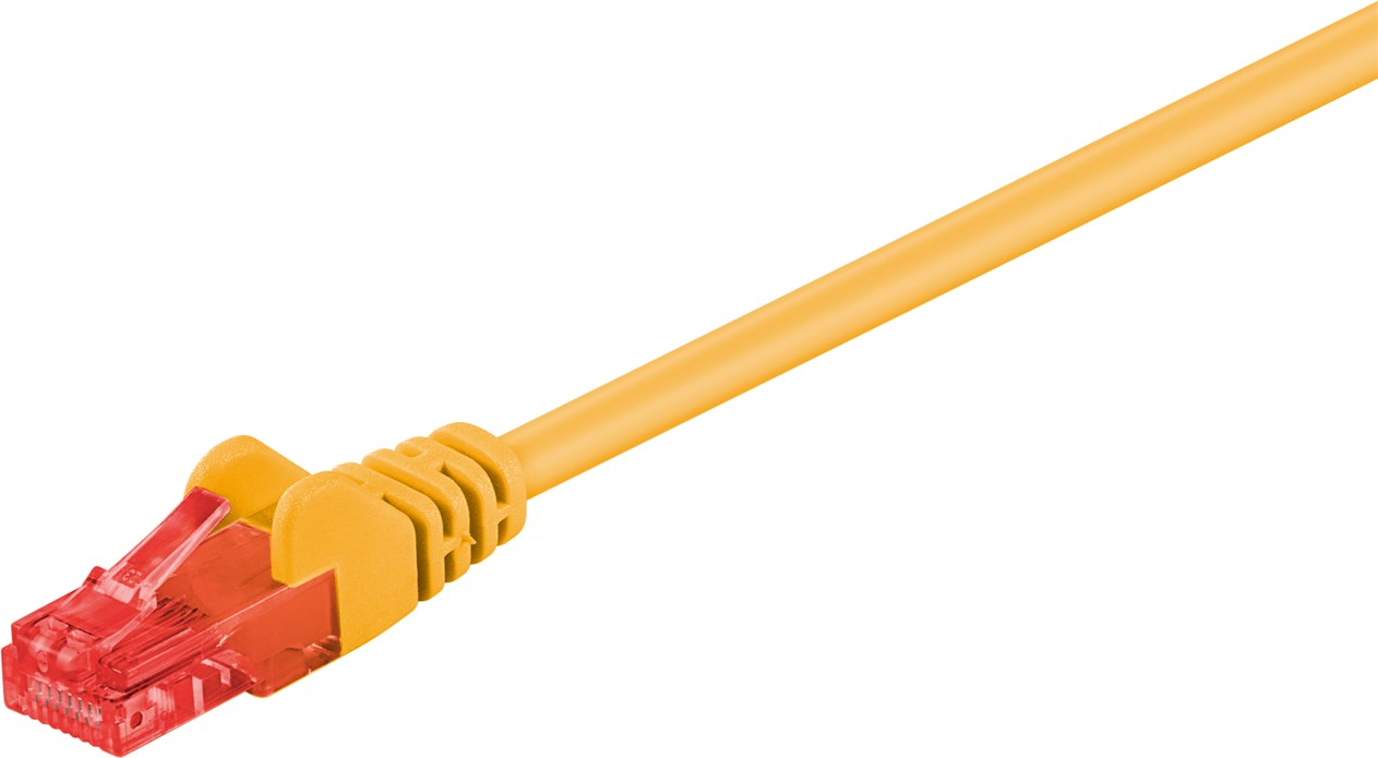 Goobay CCA Patch U/UTP CAT6 RJ45 - RJ45 M-M Yellow