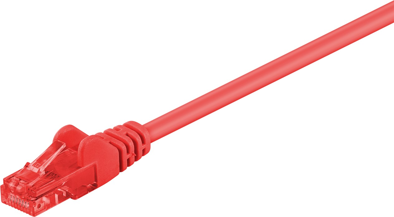 Goobay CCA Patch U/UTP CAT6 RJ45 - RJ45 M-M Red