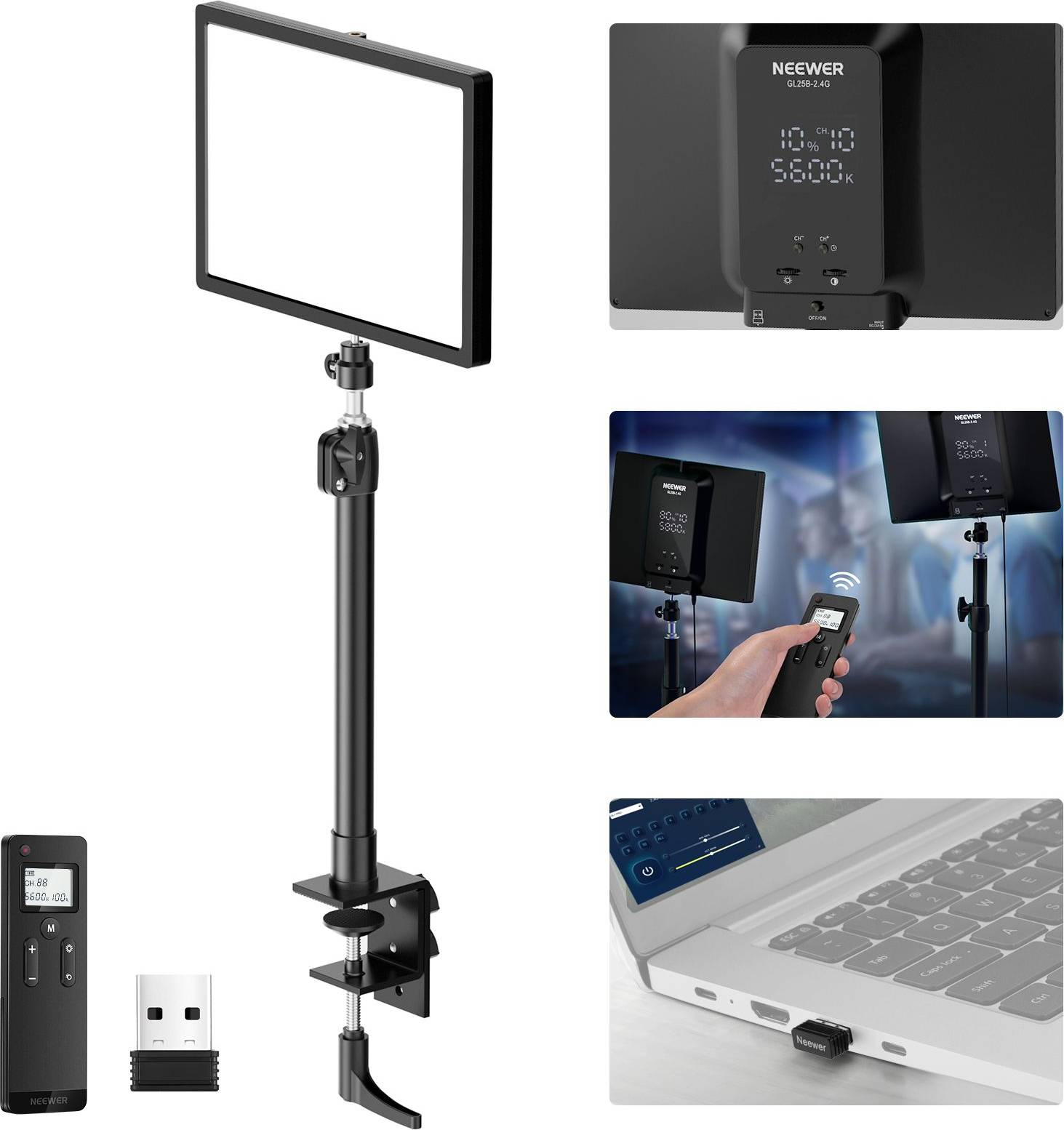 Neewer GL25B LED Side Light Panel