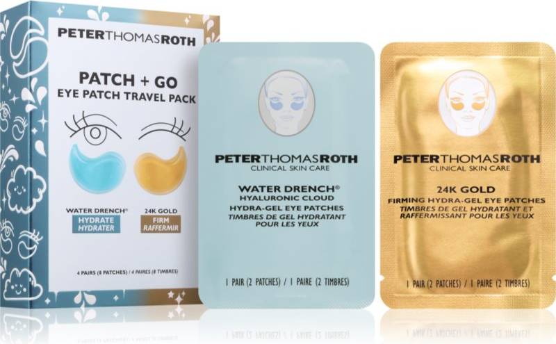 Peter Thomas Roth Patch + Go Travel Pack 4 Pairs