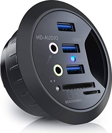 USB 3.0 In Desk Hub Desktop Recessed Charger