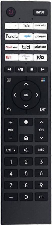 Typecat Télécommande Remplacement CT-95052 Android 4K