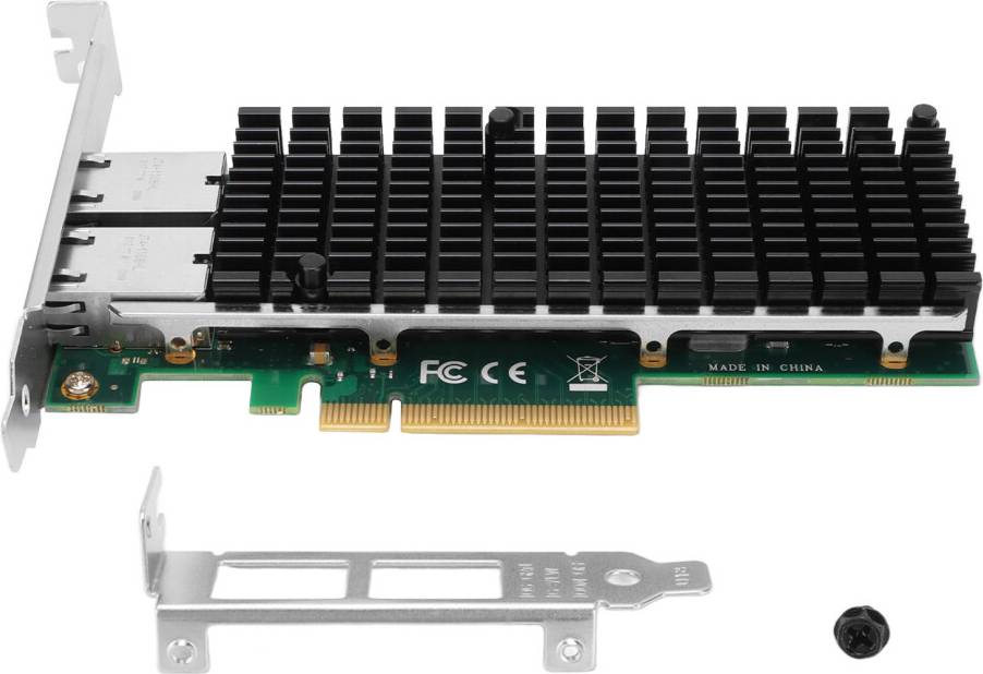 10Gb PCIe NIC Dual RJ45 Ethernet Adapter