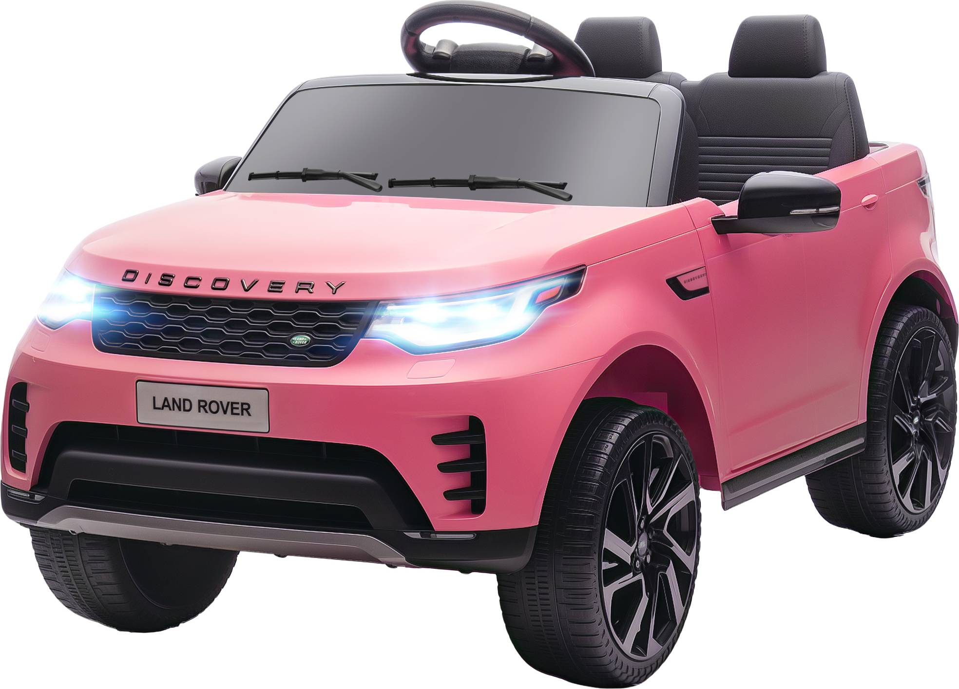 Auto Elettrica Bambini Land Rover Rosa