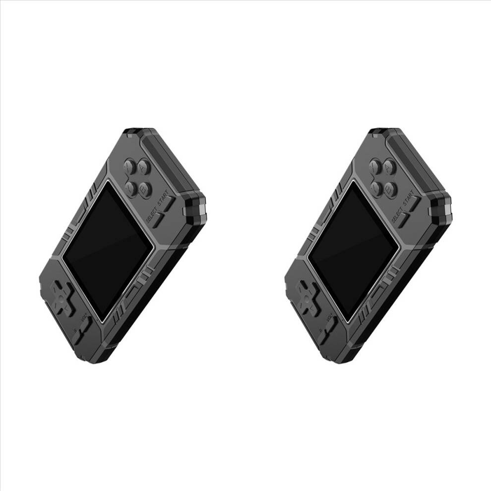 Retro Portable Mini Handheld 8-Bit Game Console 3 Inches - Black