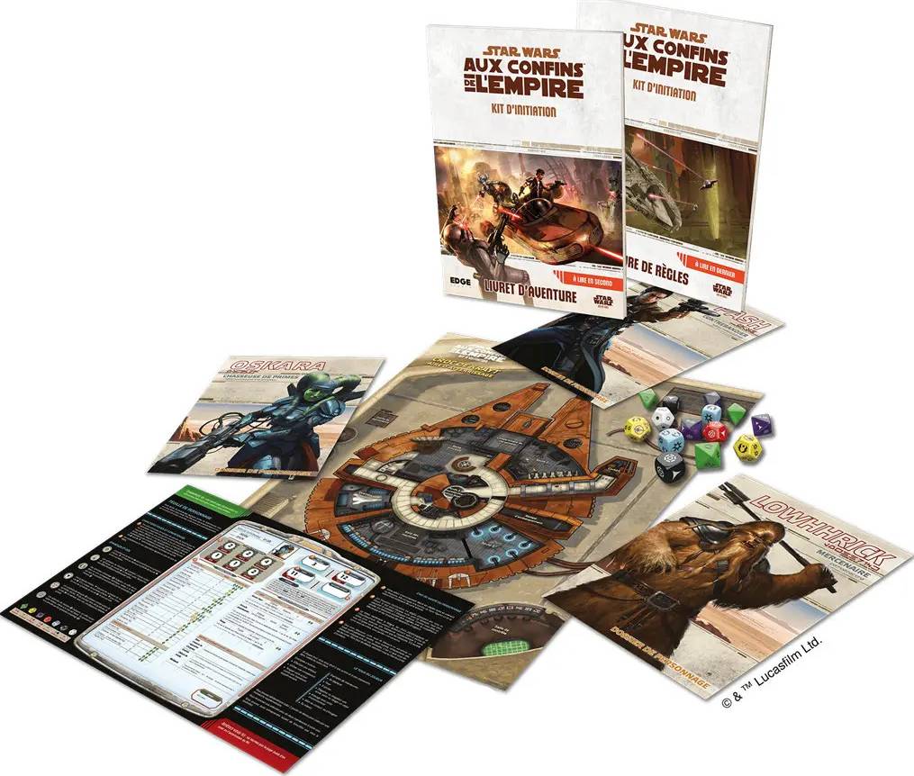 Edge of the empire Arkhane Asylum Board Game with Roles Starter Kit