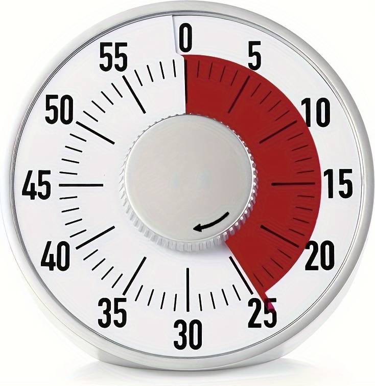 Large Mechanical Countdown Timer Magnetic Base