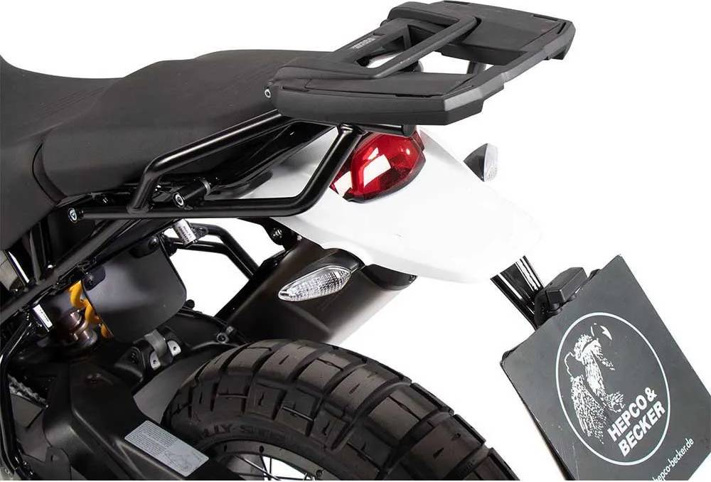 Becker Ducati Desertx Rally Easyrack Top Case Rear Fitting - Noir