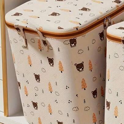 Shein Large Capacity Foldable With Handles Storage Box