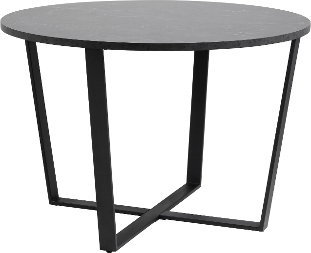 Filipstad Rund 110 cm Svart